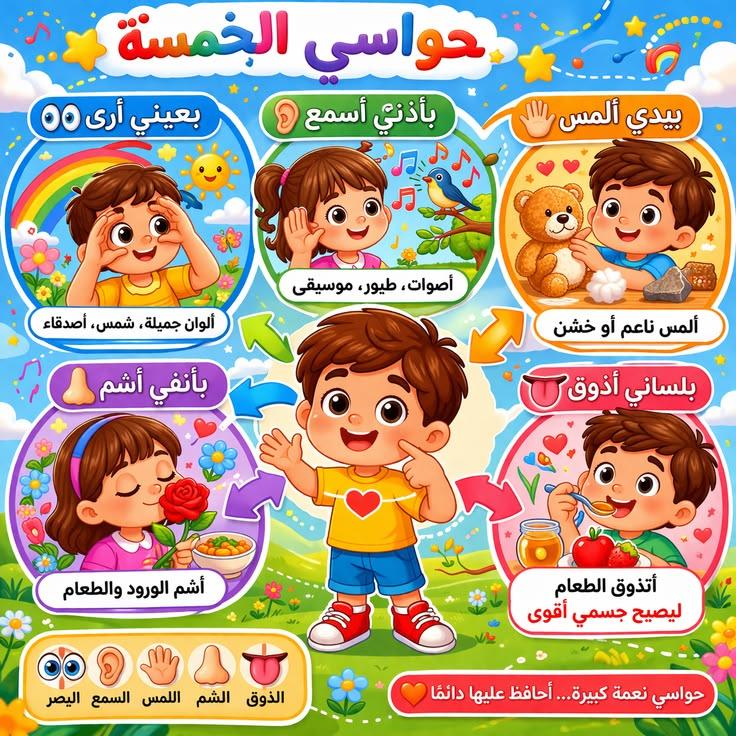 الحواس الخمس