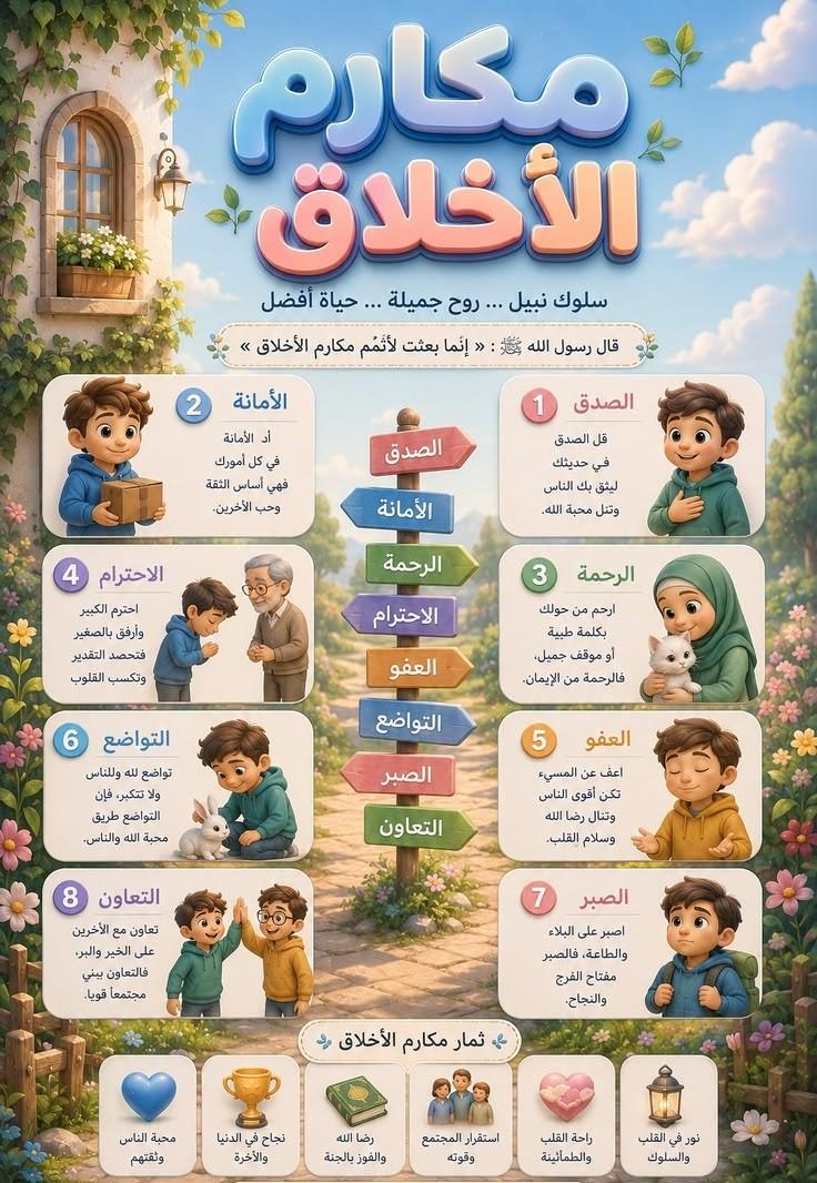 الأخلاق الحميدة