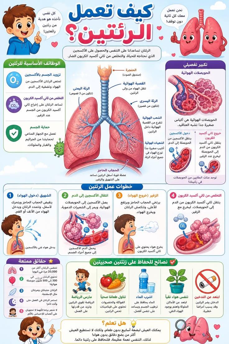 وظيفة الرئتين